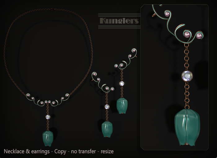 KUNGLERS - Biba necklace - Agate