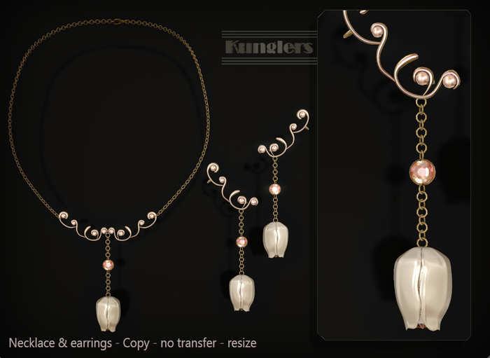 KUNGLERS - Biba necklace - Quartz