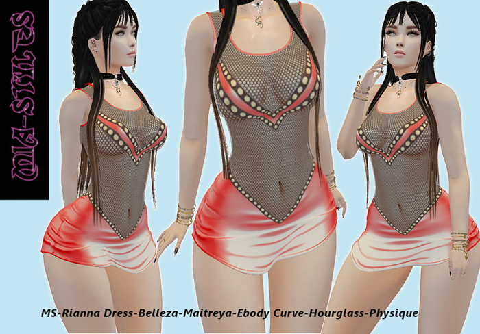 MS-Rianna Dress peach