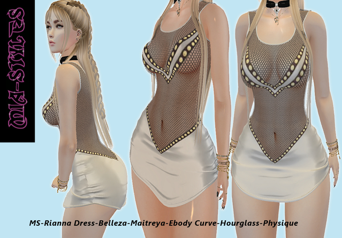 MS-Rianna Dress white