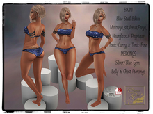 !CGF-*Foxy*  Blue Studded Bikini