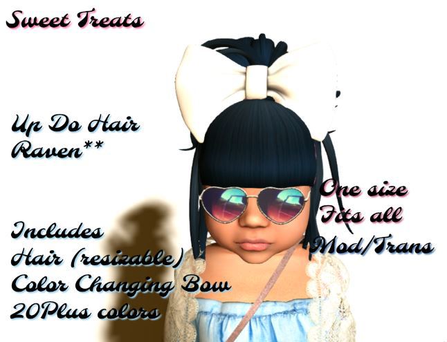 Sweet treats Updo Raven Hair Box