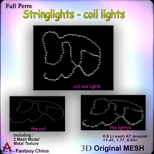 Full Perm Stringlights - coil lights