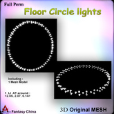 Full Perm Mesh Floor Circle lights 