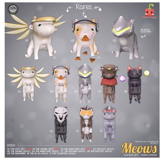 05[Cubic Cherry] {Meows} the gamer (hold)(BOX)