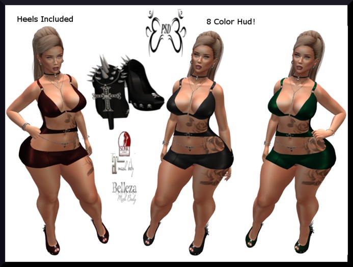PSD! Ready Or Not Outfit w/Heels