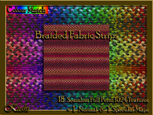 !Kushi! BraidedFabricStrips Textures -WEAR TO UNPACK