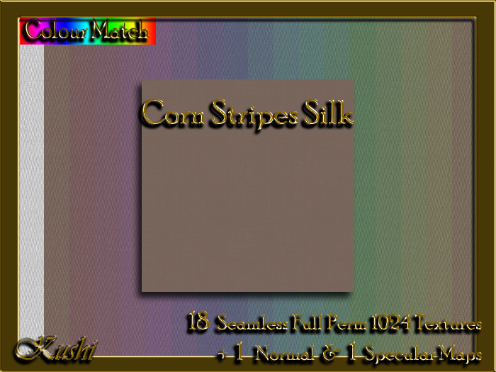 Corn Stripes Silk Solid Seamless Textures