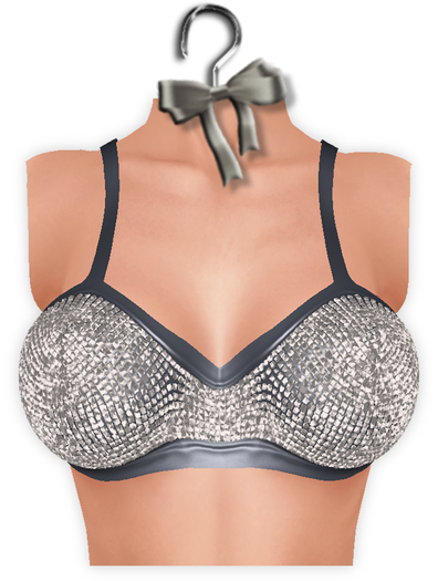 [[ Masoom ]] Risque Bra - Grey