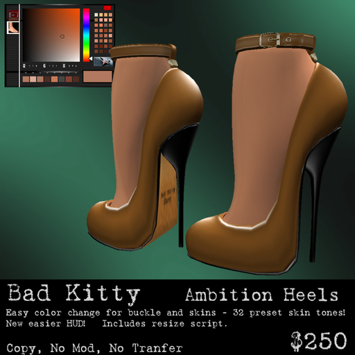 Bad Kitty Ambition Heels Tan