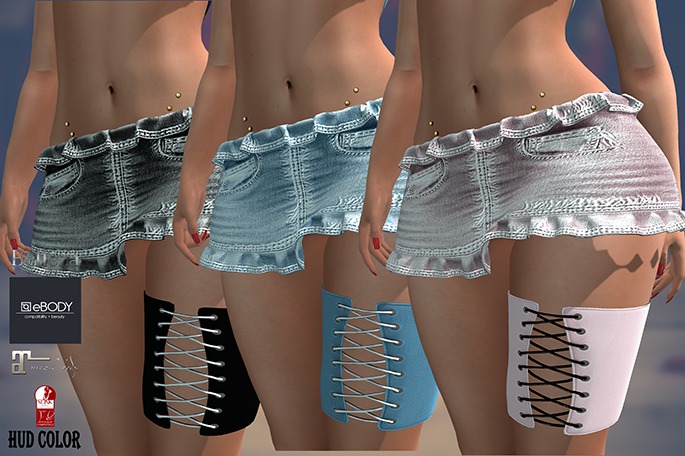 J.C funk jeans skirt HUD COLOR