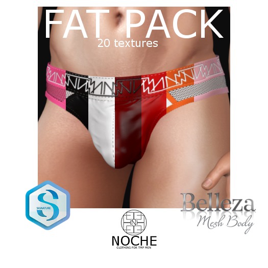 NOCHE. Riley Mesh U-Briefs Fatpack