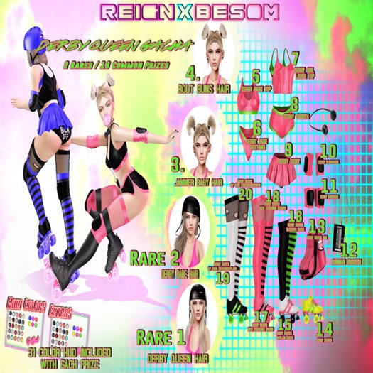 REIGN.-  DERBY SKATES BAG- #13 1