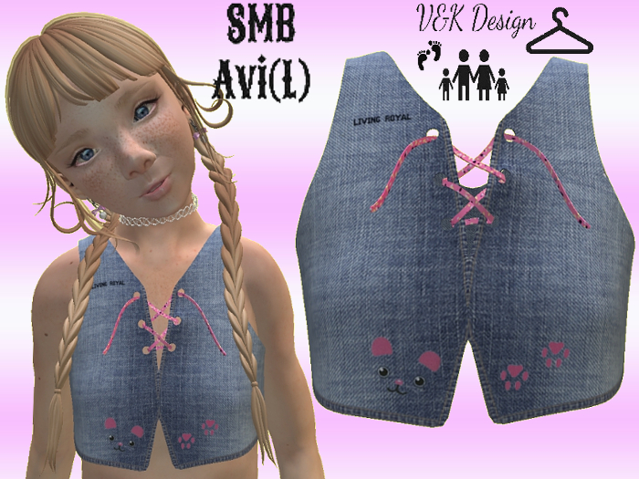 V&K Design SMB/AVIL Jeans Lacing Top