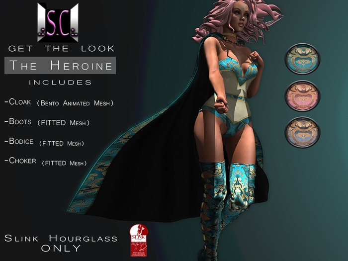 .:S.C:. Silk Brocade Look - The Heroine (Hourglass)