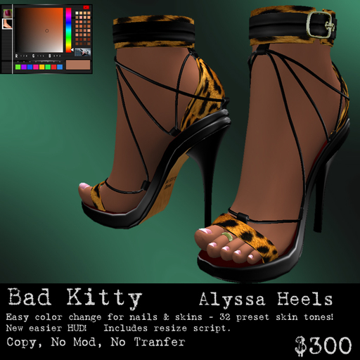 Bad Kitty Alyssa Heels Leopard