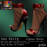 Bad Kitty Alyssa Heels Red