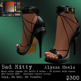 Bad Kitty Alyssa Heels Black