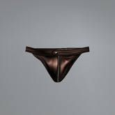 Brown Leatherman Slink Briefs