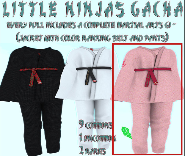 11 [u]Little Ninjas Gacha TD Baby RARE