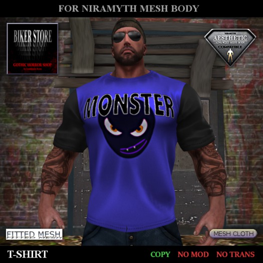 #Aesthetic T-SHIRT "MONSTER"