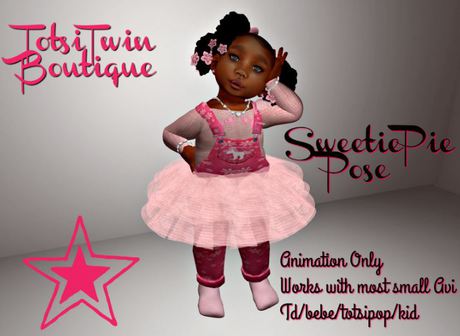 Second Life Marketplace - TostiTwin Boutique SweetiePie Pose Boxed