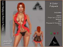 ~*Triad*~ Lace Neglig'ee Robe & Panties