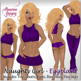 *Awesome Designs Naughty Girl In Eggplant