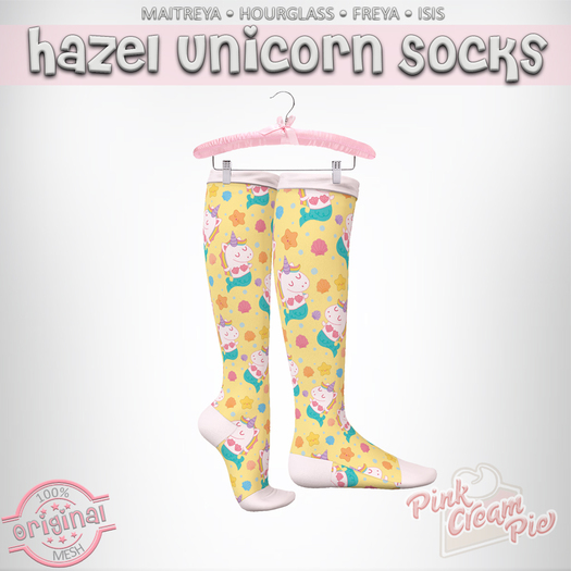 !PCP :: Hazel Socks [Unicorn Mermaid]