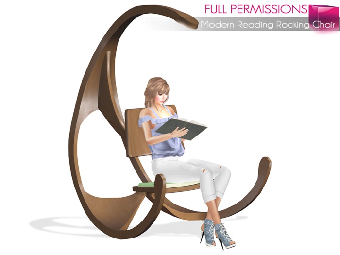 Full Perm Mesh Futuristic Curved Reading Rocking Lounge Chair with Integrated Lights - 6LI 