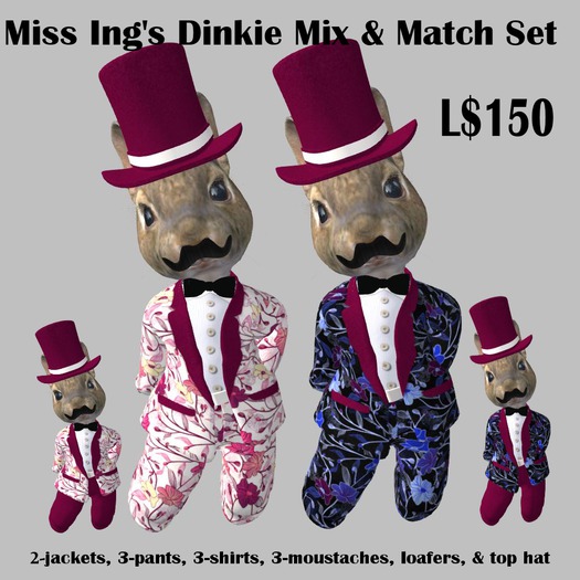 Miss Ing's Dinkie Mix and Match Set
