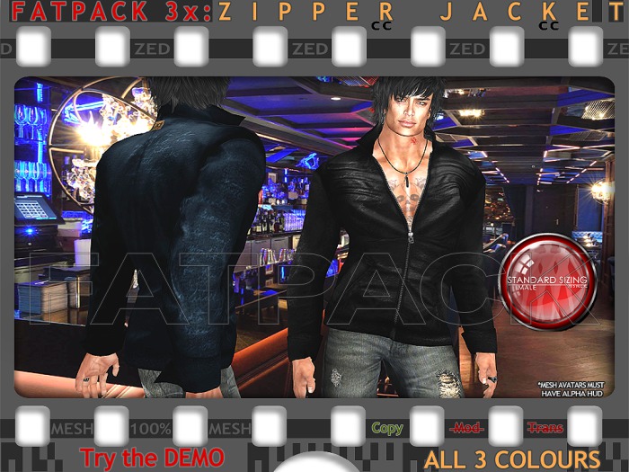 FATPACK - ZED 3x Zipper Jacket