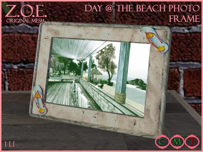 Z.O.E. Day @ The Beach Photo Frame