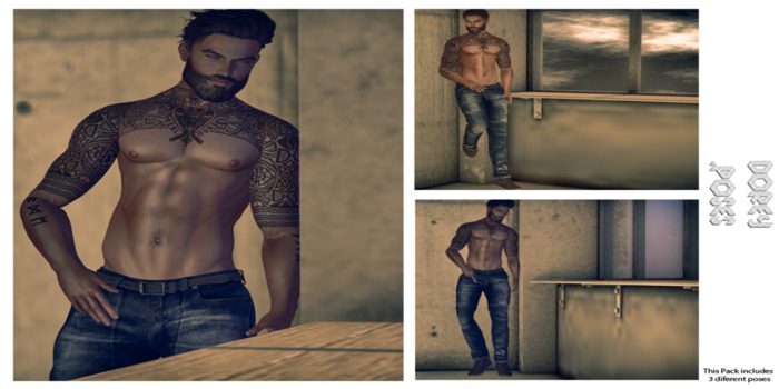 [Dorey] MaleWallStand Pack 1 [wear me]