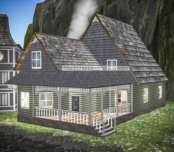 One Bedroom Victorian House with Front Porch