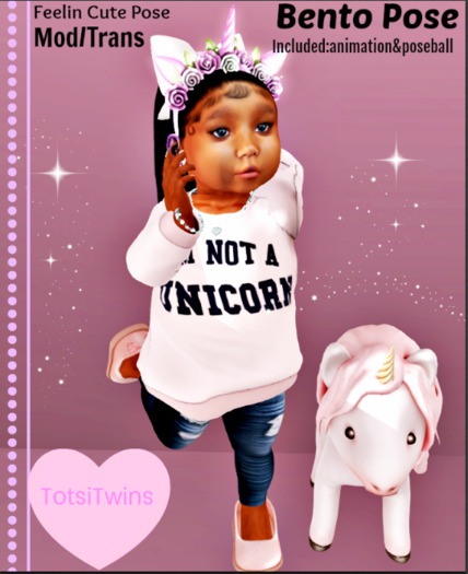 Toddleedoo - Model Pose Feelin cute-Boxed