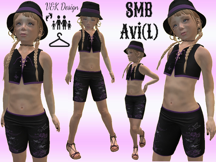 V&K Design AVIL/SMB Lena Outfit Lacing Top/Leggings