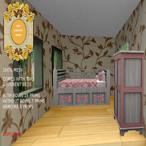 ~TCD~ Girls Room Doll House Miniature Furniture Set