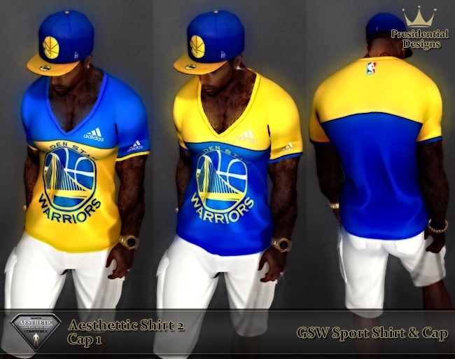 [PD] GSW Sport Shirt & Cap