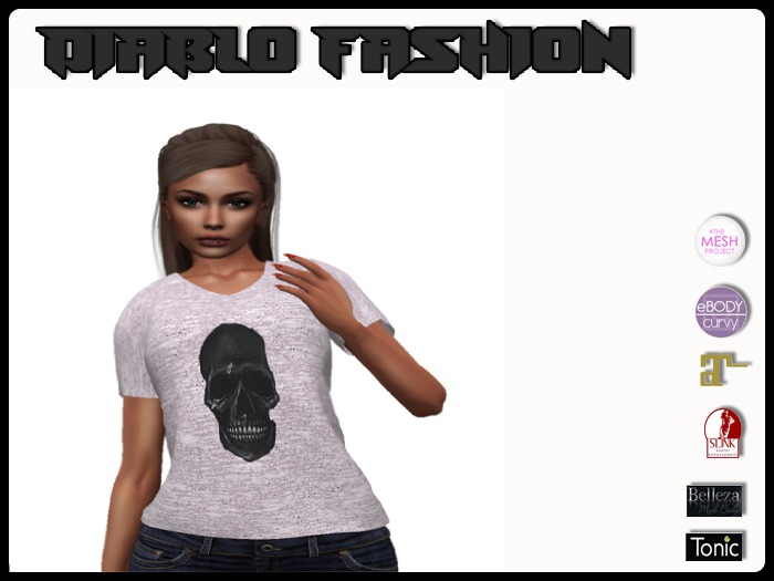 Diablo fashion women shirt Skull GIFT 