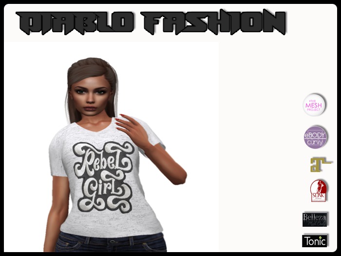 Diablo fashion Women shirt Rebel girl