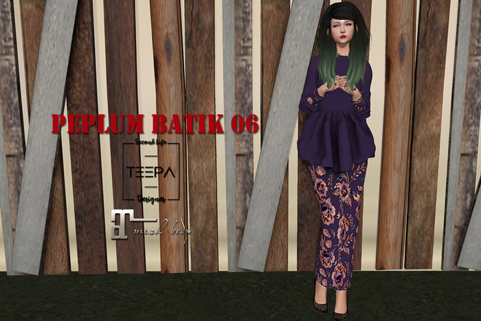 [TEEPA] Peplum Batik 06 For Maitreya