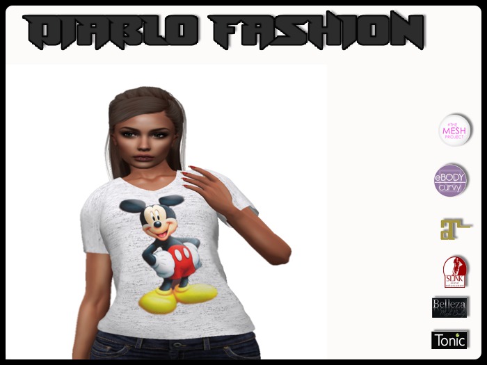 Diablo fashion Women shirt Mickey