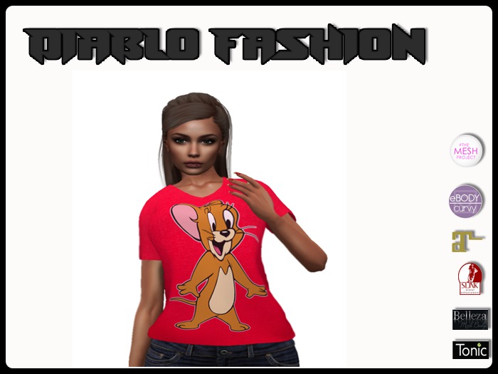 Diablo fashion Women shirt Jerry red