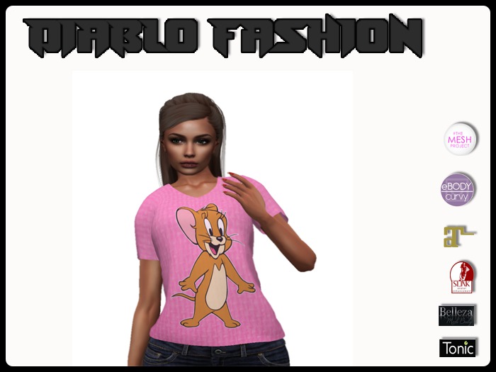 Diablo fashion women shirt Jerry pink 