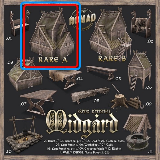NOMAD // MIDGARD // A RARE Norse House