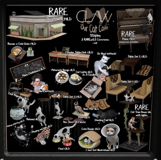 C L A Vv. Cat Cafe - Mitarashi Dango