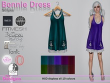 Bonnie Dress With Hud Stripes
