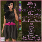 Hillary Dress With Hud Black