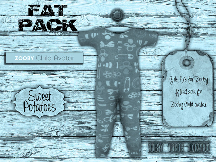 < SP > Girls PJ's for Zooby - Fat Pack